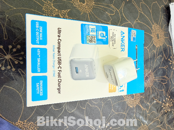 anker 20 wat usc c fast charger